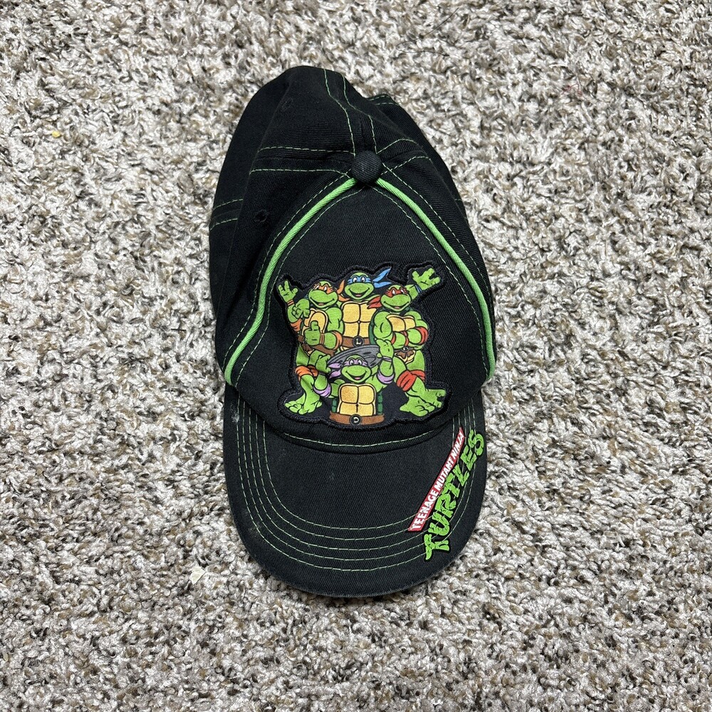 Nickelodeon Teenage Mutant Ninja Turtles TMNT Hat Cap Boys Adjustable Black 2013